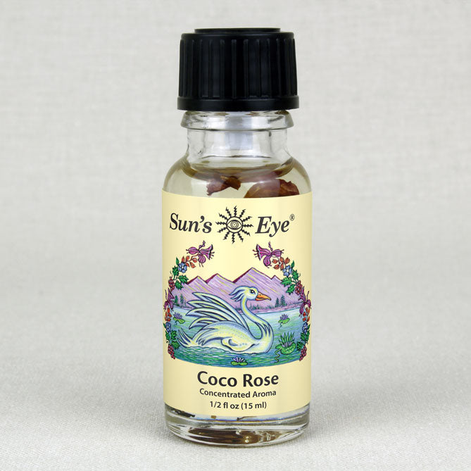 Sun's Eye Coco Rose 1/2 fl oz oil bottle