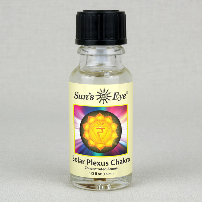 Sun's Eye Solar Plexus Chakra 1/2 fl oz oil bottle