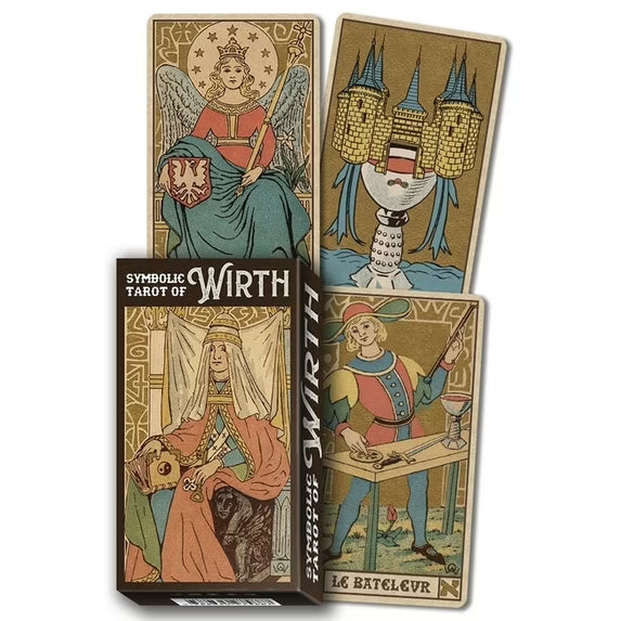 Symbolic Tarot of Wirth by Oswald Wirth – a classic esoteric tarot deck rich with symbolism and tradition.