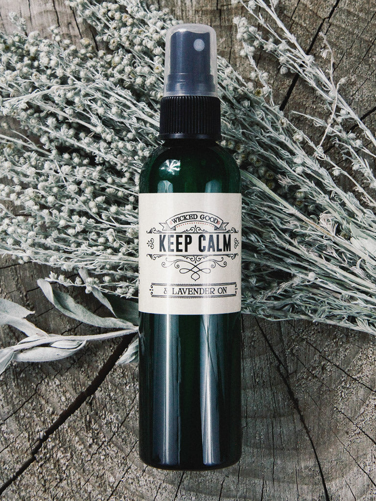 Wicked Good Keep Calm and Lavender On spray