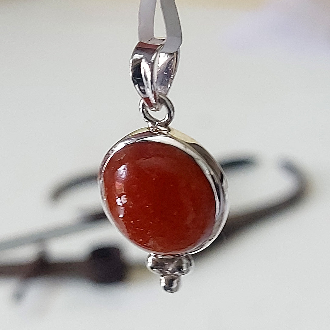 Sunstone The Lodestone Style Sterling Silver Pendant