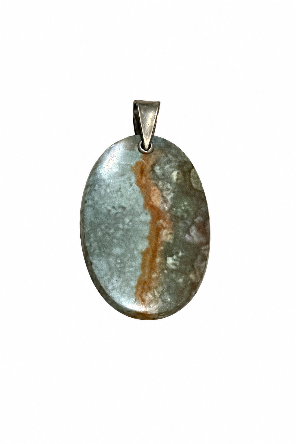 Plasma Agate .925 silver Pendant