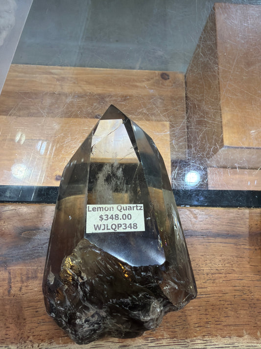 Lemon Quartz Pointed Crystal