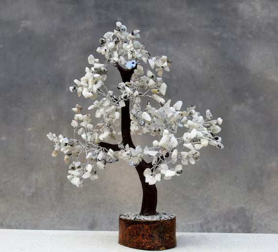 100 Stones Crystal Gem Tree  6"- India