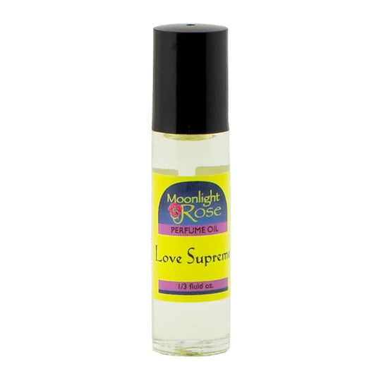 LOVE SUPREME - MOONLIGHT ROSE BODY PERFUME OIL ROLL ON 1/3oz