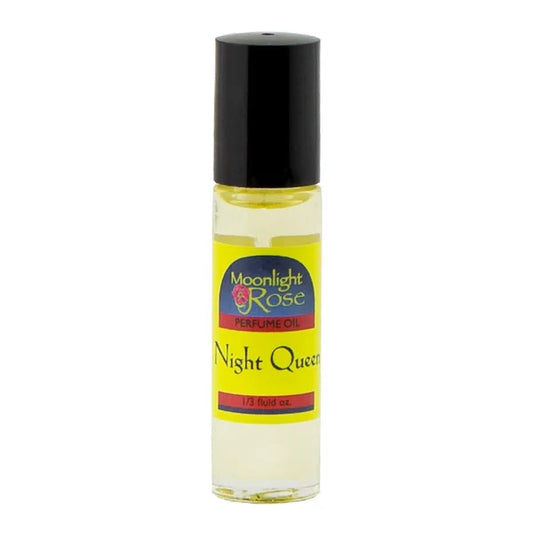 NIGHT QUEEN - MOONLIGHT ROSE BODY PERFUME OIL ROLL ON 1/3oz