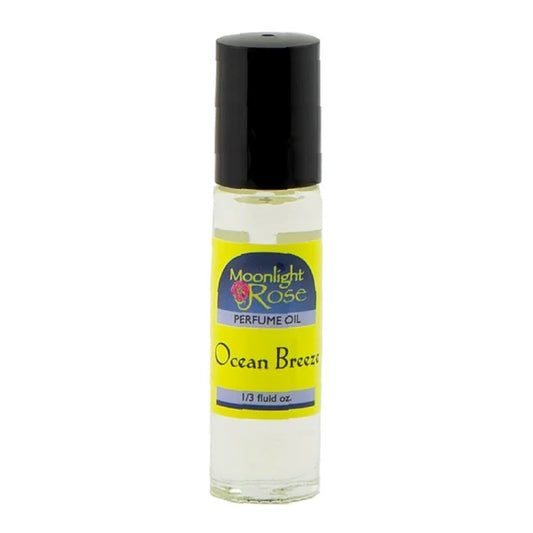 OCEAN BREEZE - MOONLIGHT ROSE BODY PERFUME OIL ROLL ON 1/3oz