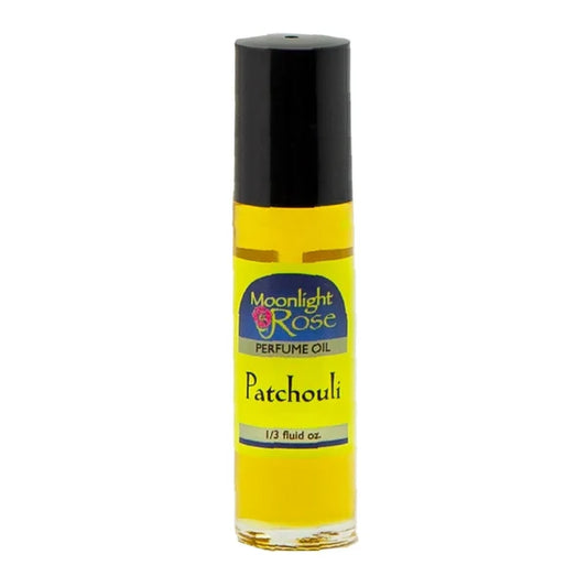 PATCHOULI- MOONLIGHT ROSE BODY PERFUME OIL ROLL ON 1/3oz