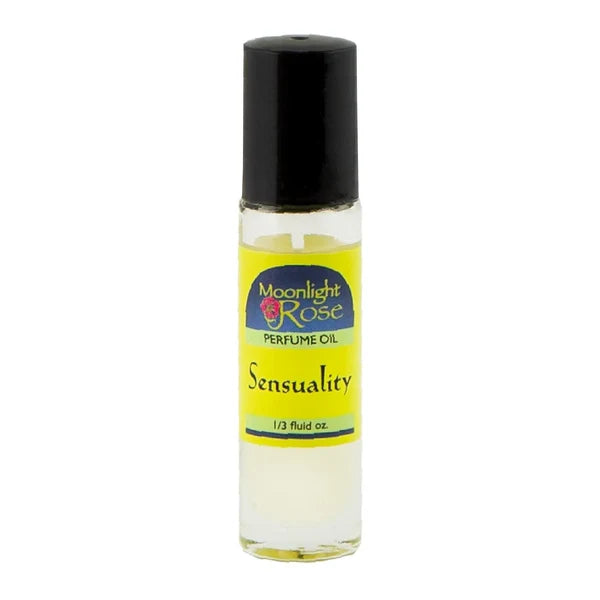 SENSUALITY- MOONLIGHT ROSE BODY PERFUME OIL ROLL ON 1/3oz