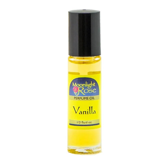 VANILLA - MOONLIGHT ROSE BODY PERFUME OIL ROLL ON 1/3oz