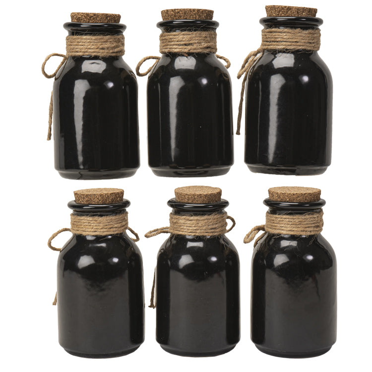 APOTHECARY CERAMIC BOTTLE ASST DESIGN