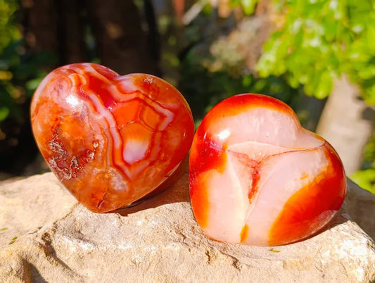 Carnelian Large Heart Madagascar 2nd