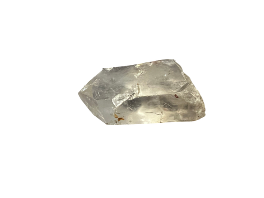 Quartz with Hematite Point Madagascar - Raw