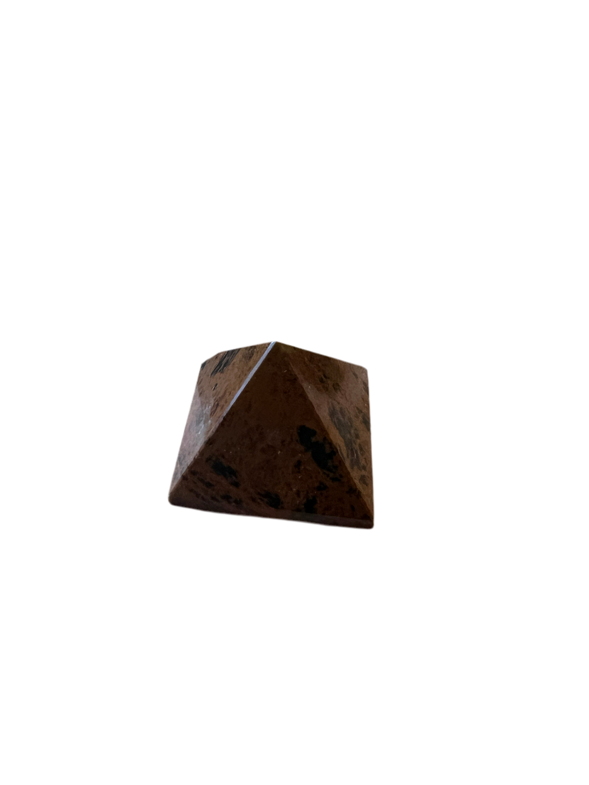 Mahogany Obsidian Pyramid