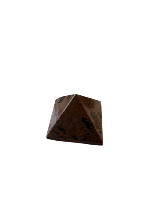 Mahogany Obsidian Pyramid