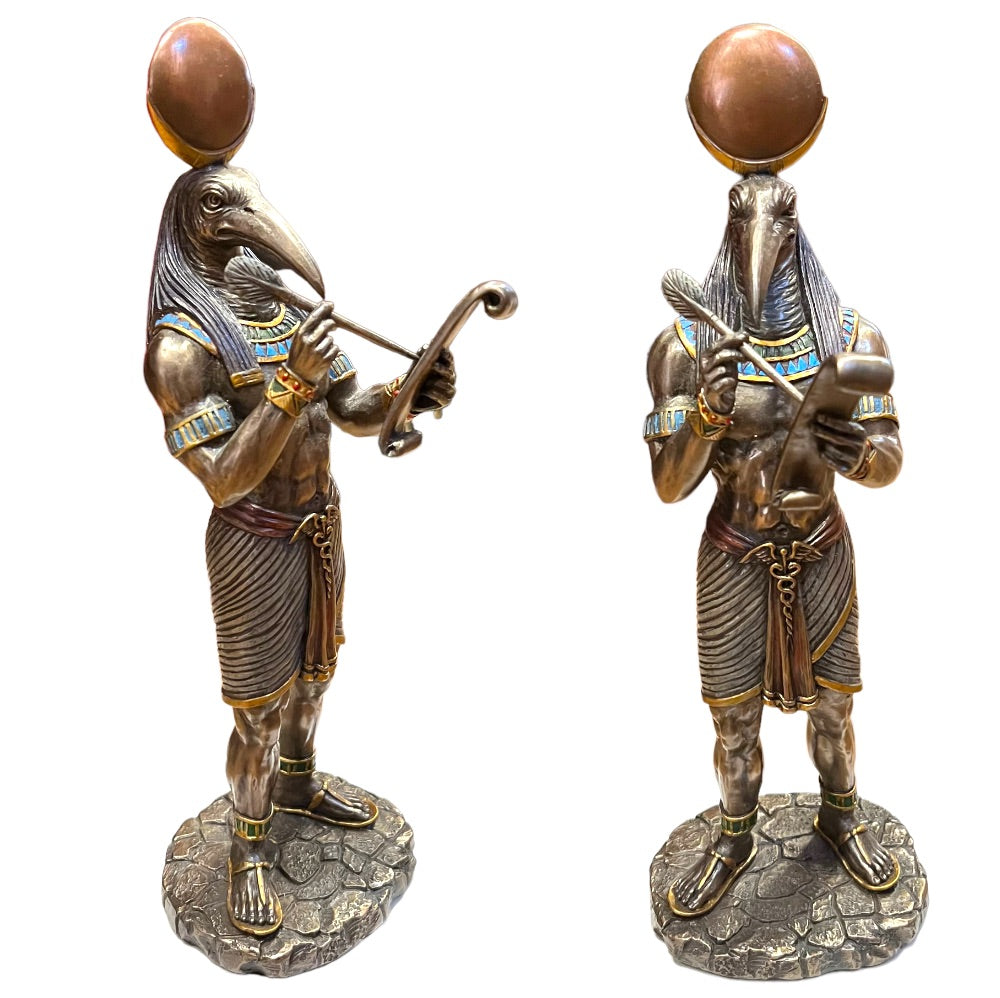 Thoth Egyptian Resin Statue at Namaste Bookshop near Union Square, NYC