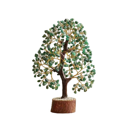 240-Stone Crystal Gem Tree, 9–10" - India