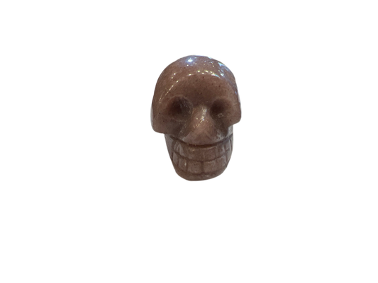 Strawberry Quartz Crystal Skull Shaped 25mm