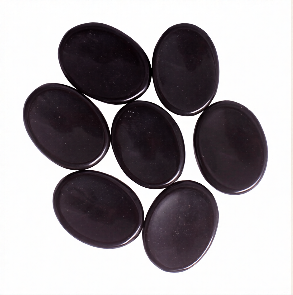 Black Obsidian Worry Stone - 1.5-1.75" Mexico