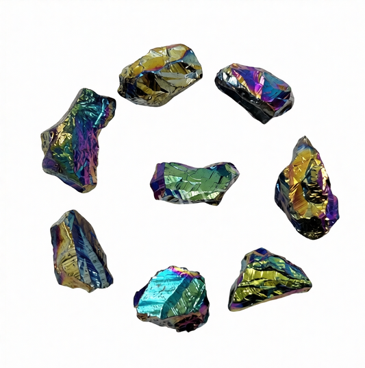 Titanium Rainbow Aura Amethyst Rough - Brazil