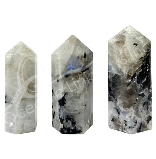 Rainbow Moonstone Tower 2.25-3″ India