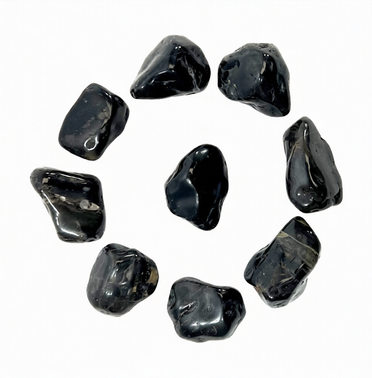Black Onyx Tumbled 20-30M - Brazil