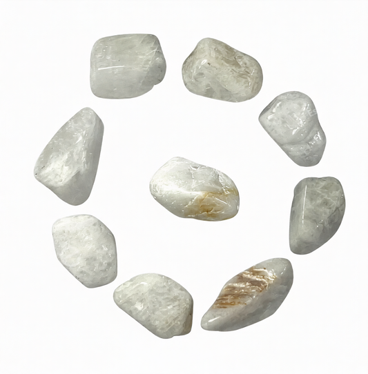 White Petalite Tumbled 30-35MM - Brazil