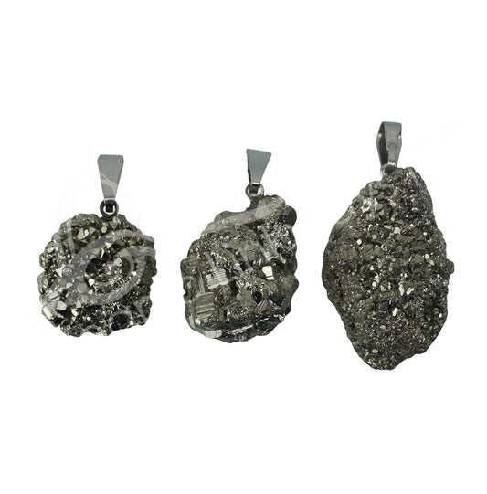 Pyrite Cocada Cluster Natural Rough Pendant - Brazil