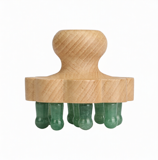 Green Aventurine Head Massager 2.5"