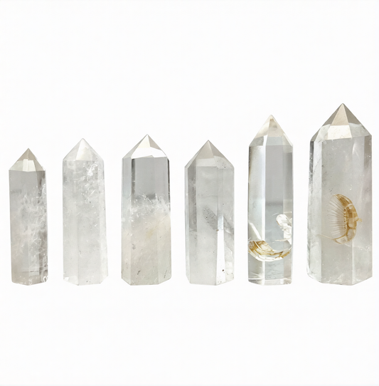 Clear Quartz Tower 3-4" - Madagascar