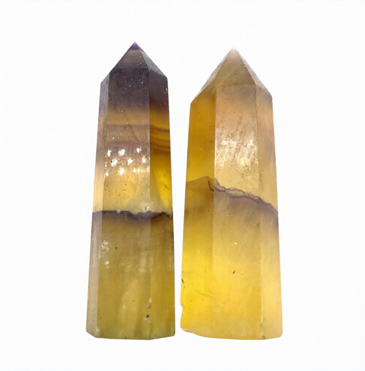 Yellow Fluorite Tower 2-4"