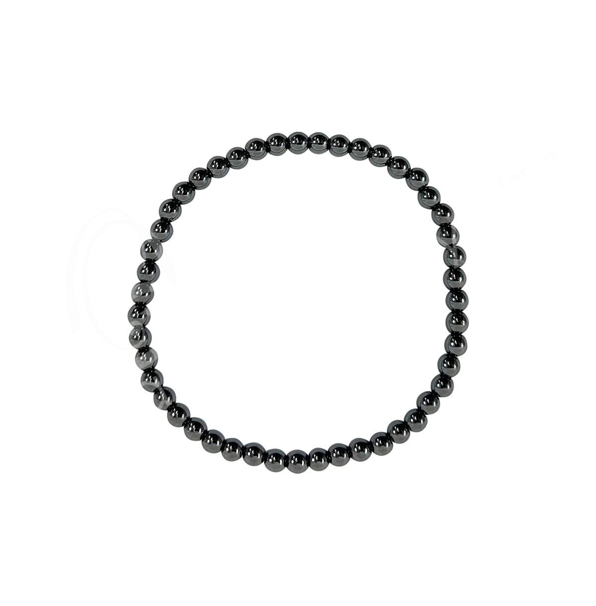 Hematite 4MM Beaded Bracelets
