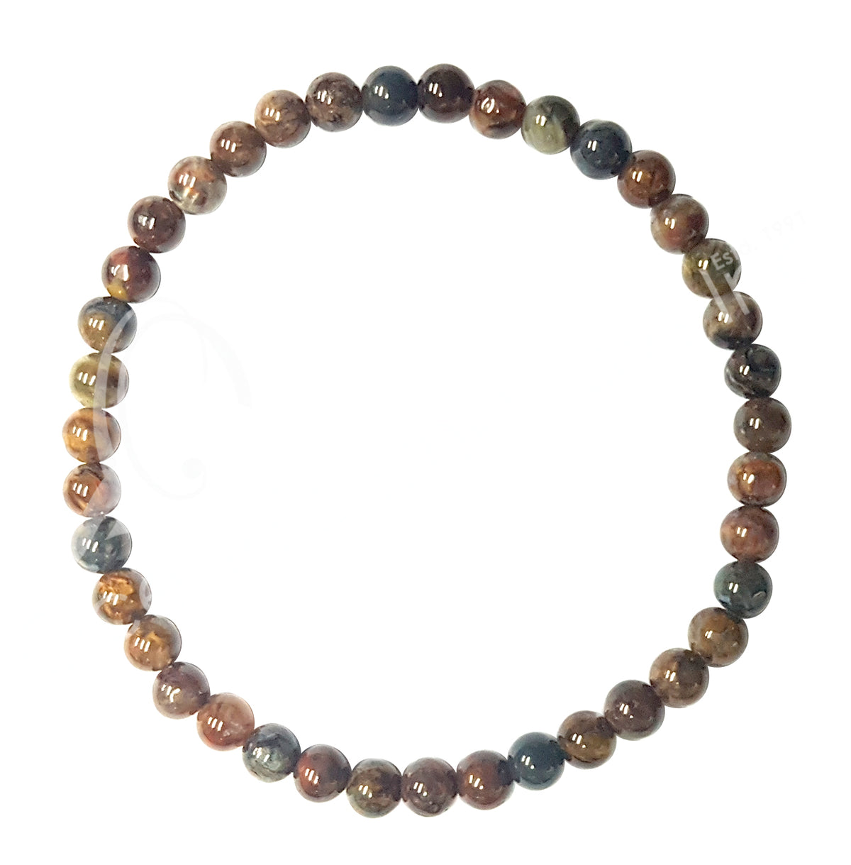 Pietersite 4mm Round Beaded Bracelets