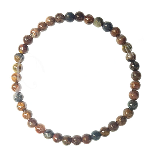 Pietersite 4mm Round Beaded Bracelets
