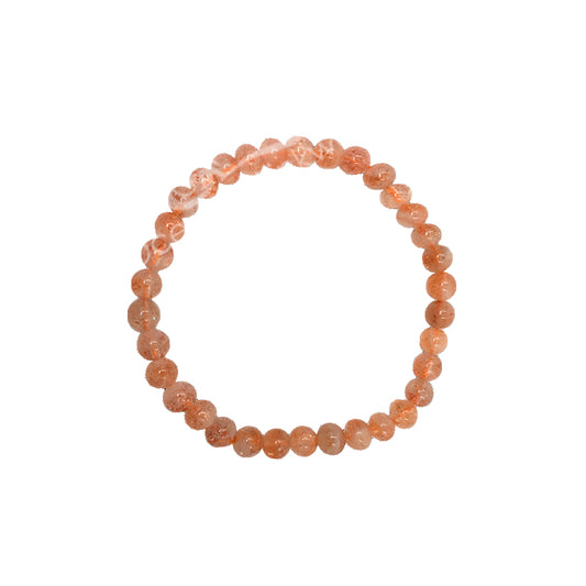 Sunstone 6-8MM Round Beaded Bracelets