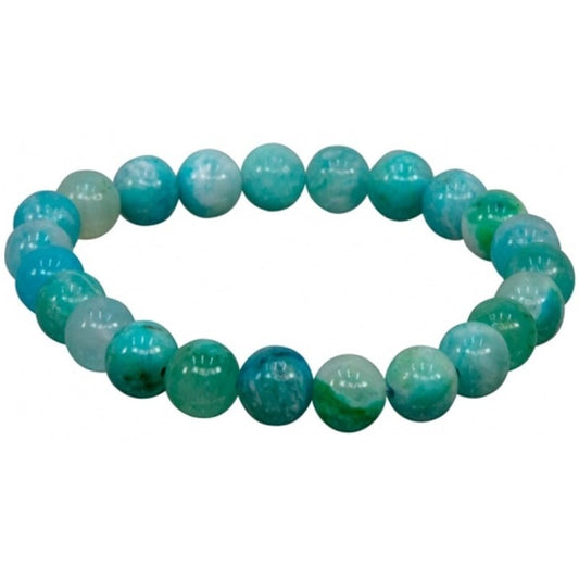 Hemimorphite 8MM Round Beaded Bracelet
