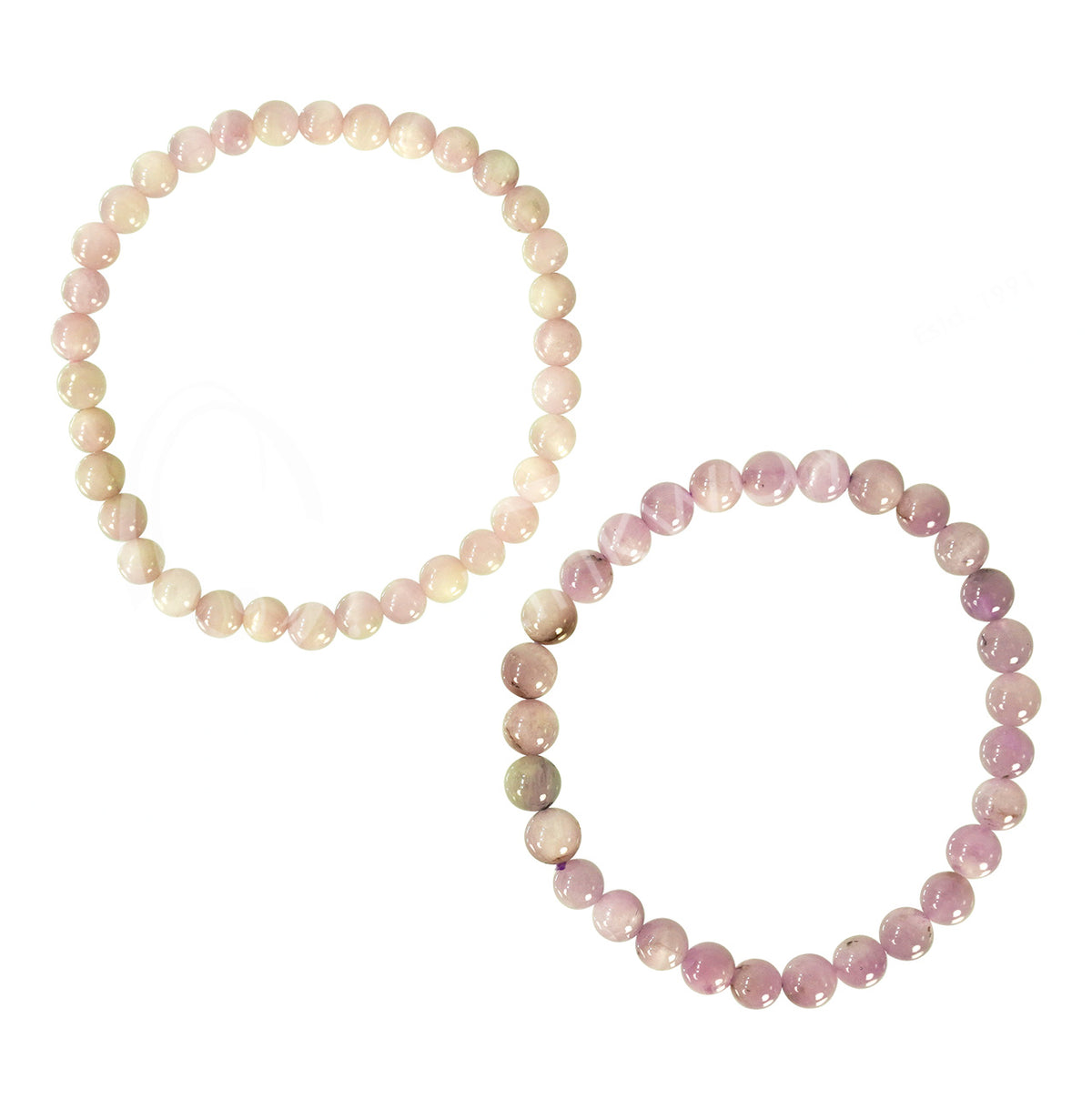 Kunzite 5-6mm Round Beaded Bracelets
