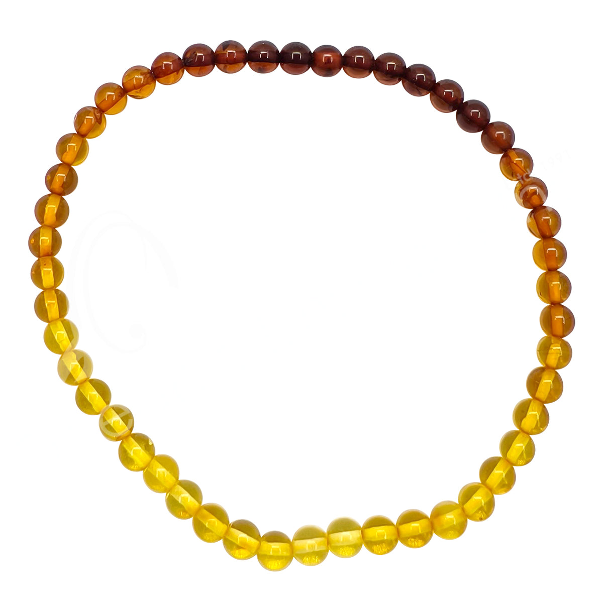 Amber 4mm Mix Color Beaded Bracelets