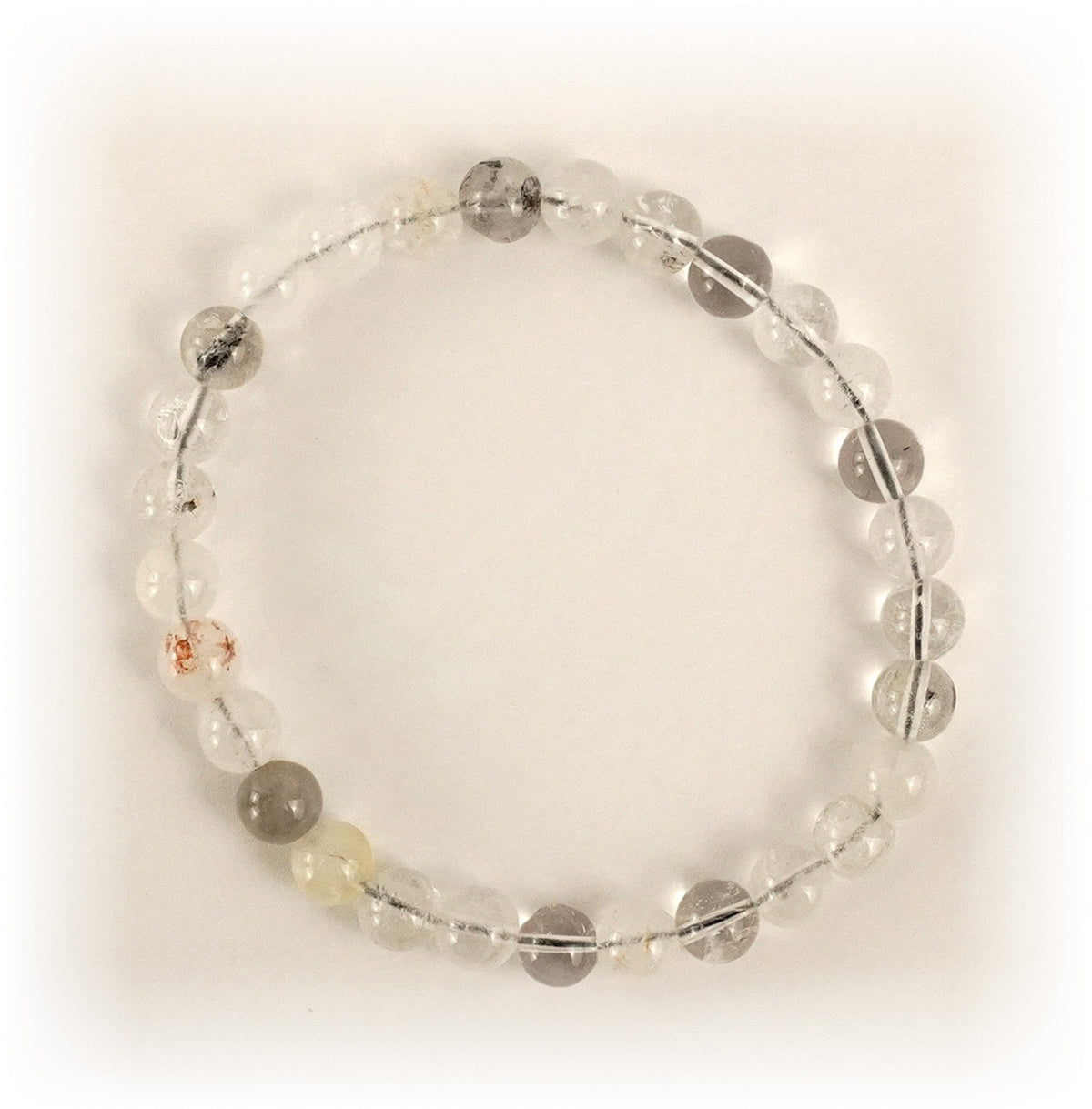 HERKIMER DIAMOND 5-6 MM 7.15-7.25″ - Bracelet