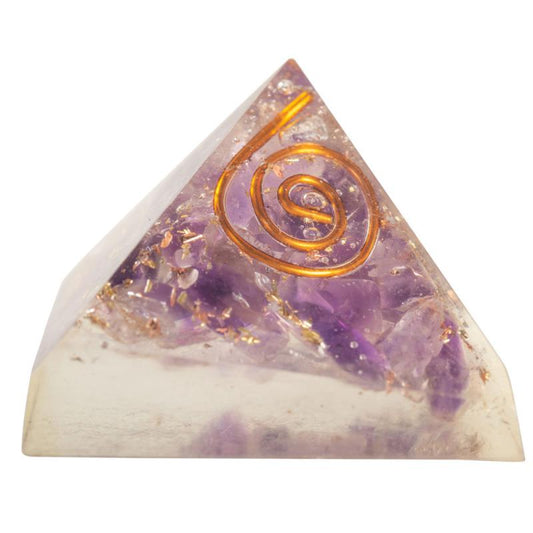 Amethyst Mini Orgone Pyramid 1"