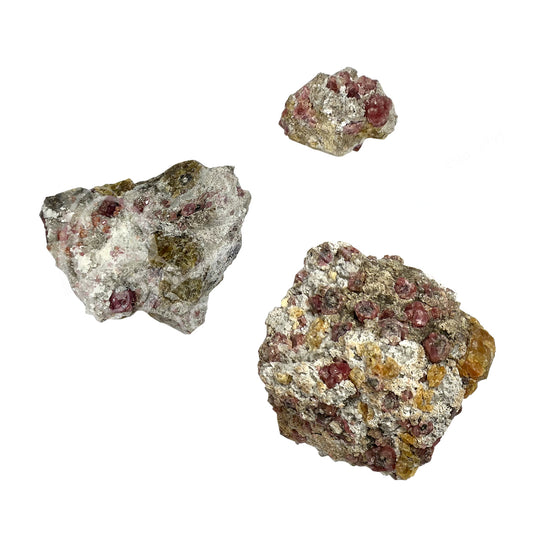 Pink Garnet Specimens 1.5-2.5" Mexico