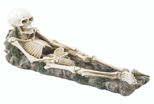 SKELETON RESIN INCENSE BURNER (12″)