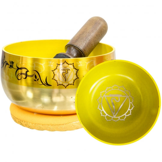 Printed Solar Plexus - Chakra Singing Bowl