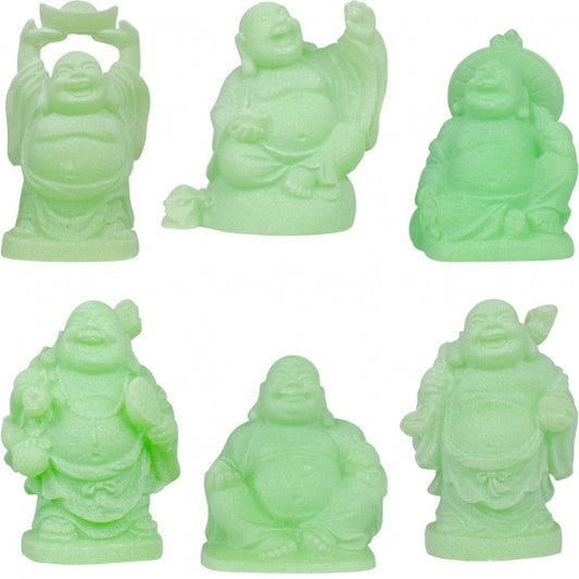 Buddha Green Frosted Acrylic Feng Shui Figurines