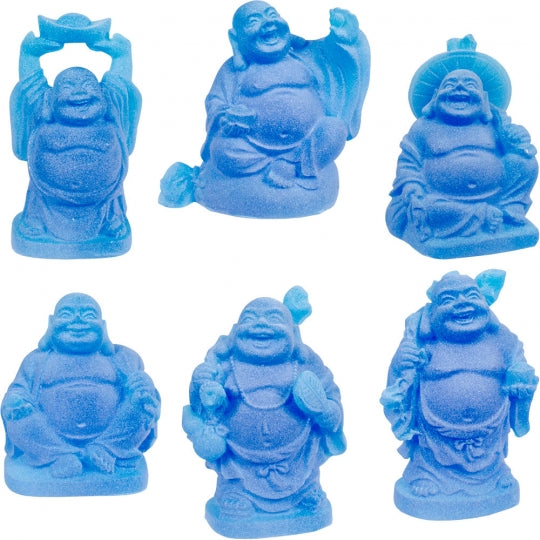 Buddha Blue Frosted Acrylic Feng Shui Figurines