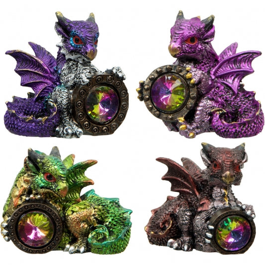 Baby Dragon With Gemstone Assorted Color