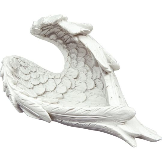 Angel Wings Polyresin Offering Bowl