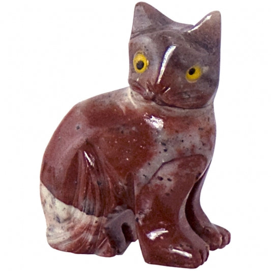 Cat Dolomite Spirit Animal 1.25-inch - Peru