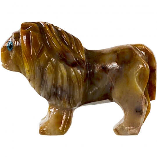 Lion Dolomite Spirit Animal 1.25-inch - Peru