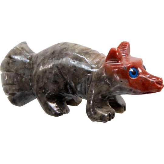 Fox Dolomite Spirit Animal 1.25-inch - Peru